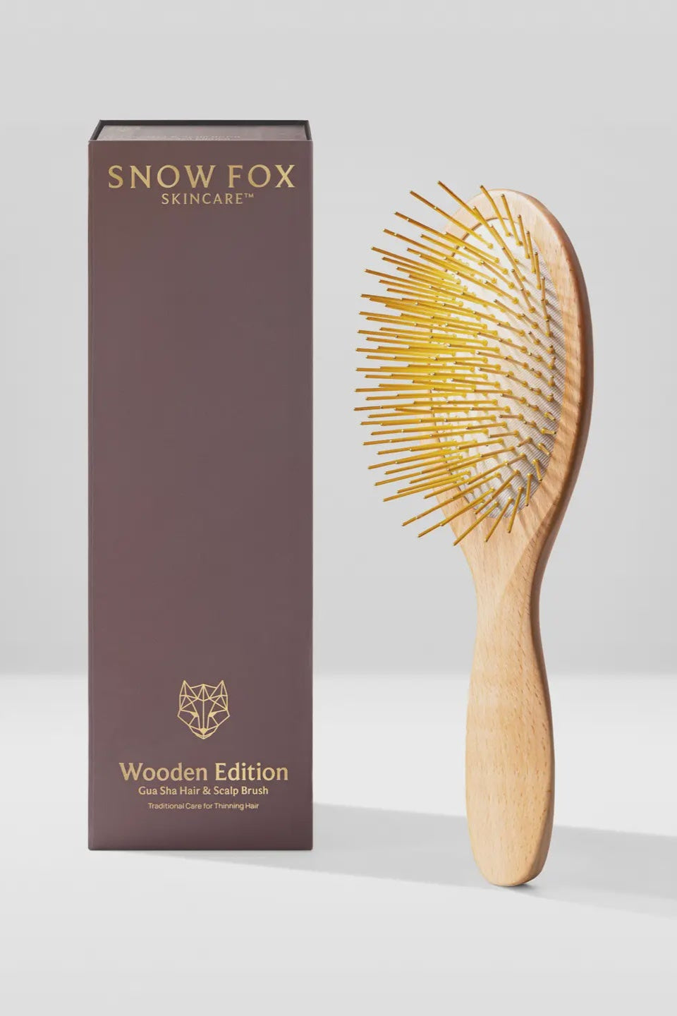 Premium Wood Gua Sha Hair & Scalp Brush – Studio Opal Boutique