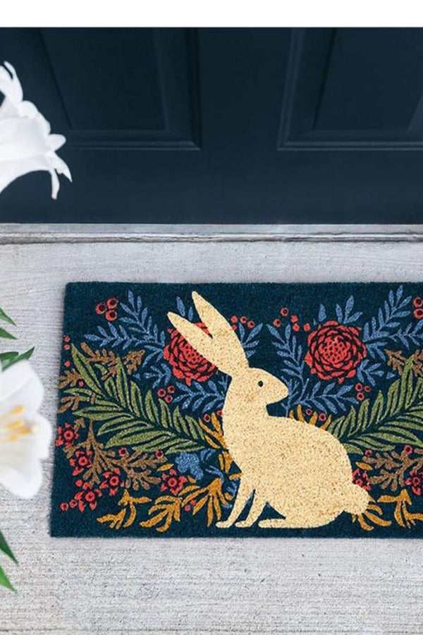 Bunny Blooms Coir Doormat