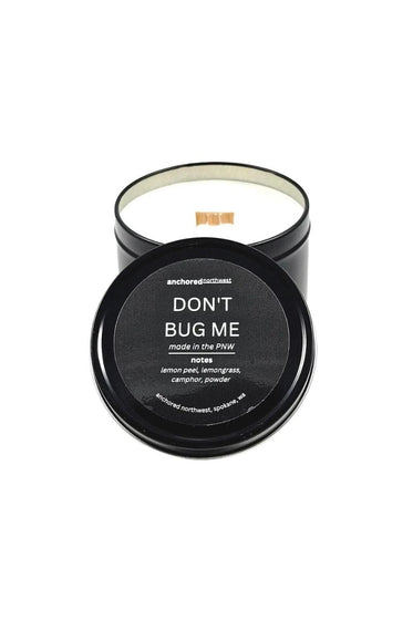 Don't Bug Me (Citronella) Travel Size Soy Candle in Tin