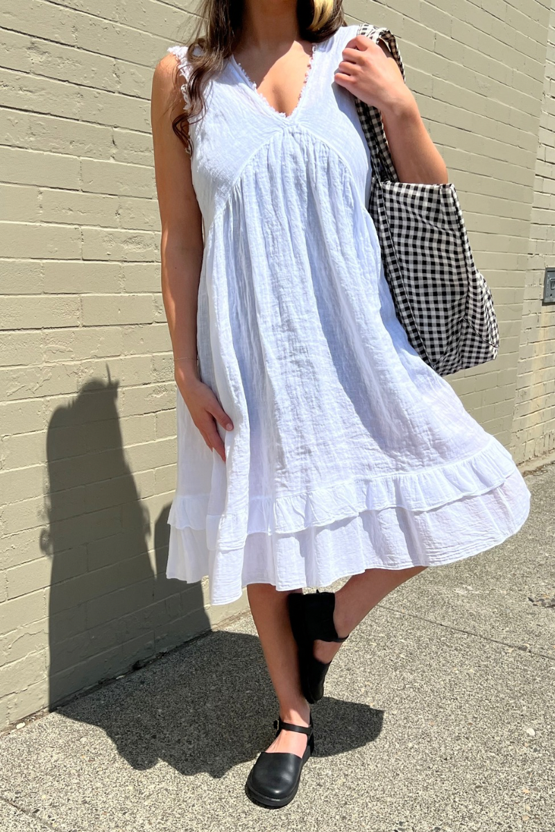 Lea & Luc Linen Tank Dress  Studio Opal Boutique