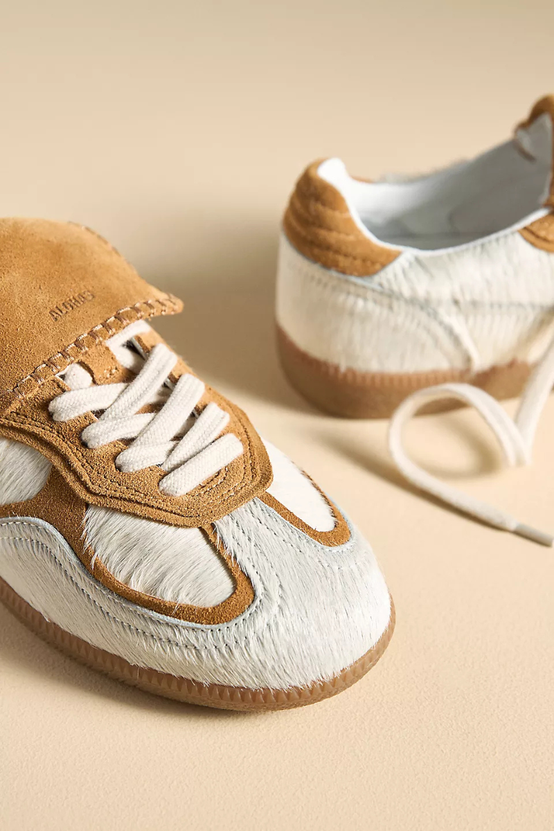 ALOHA BLOSSOM ベージュ XL（サイズ44） ALOHAS Club Soft Tan Leather Sneakers – Studio Opal Boutique