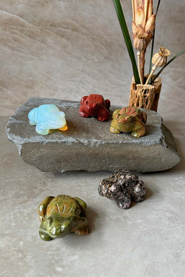 Carved Frogs
