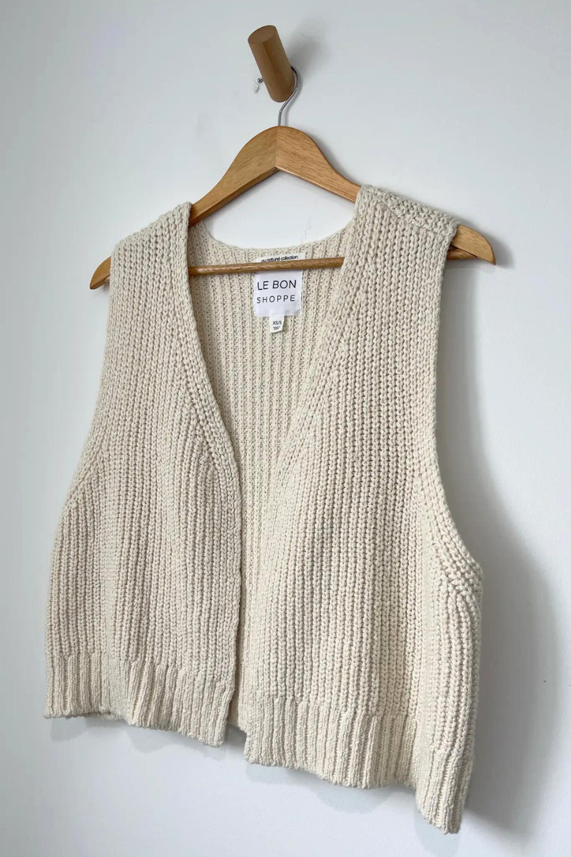 Le Bon Shoppe Granny Cotton Sweater Vest – Studio Opal Boutique