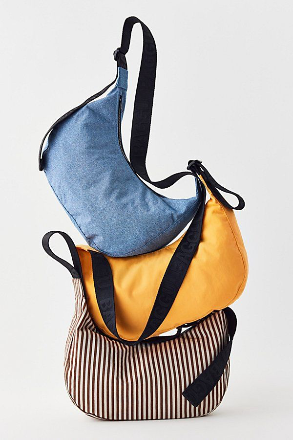 Medium Nylon Crescent Bag