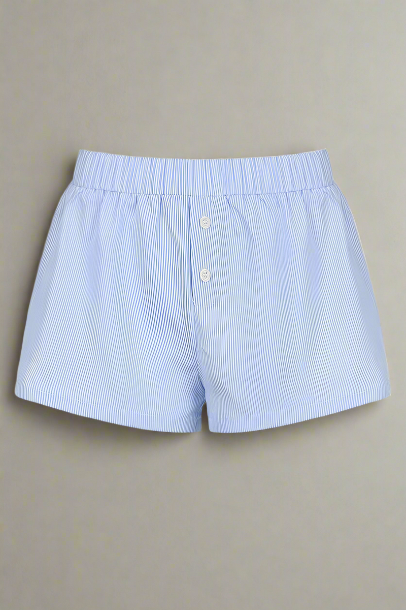 Striped Pull-On Boxer Shorts