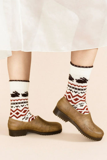 Minky Bunny Fairisle Crew