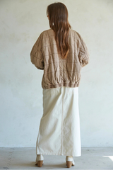Quilted Knit Jacket