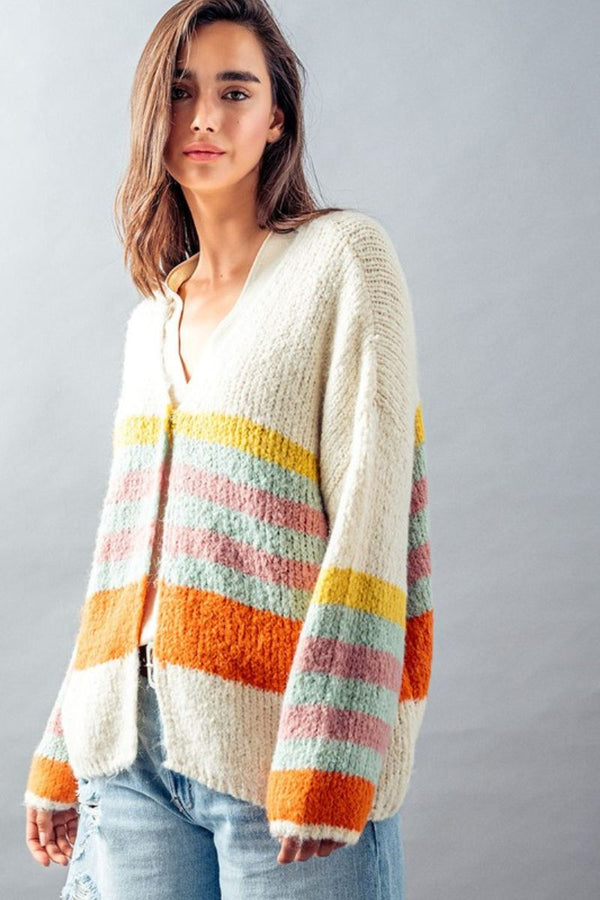 Bishop Sleeve Cardigan