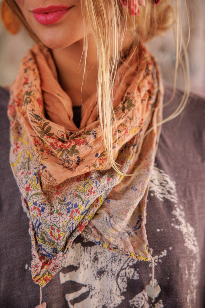 Agathe French Floral Scarf