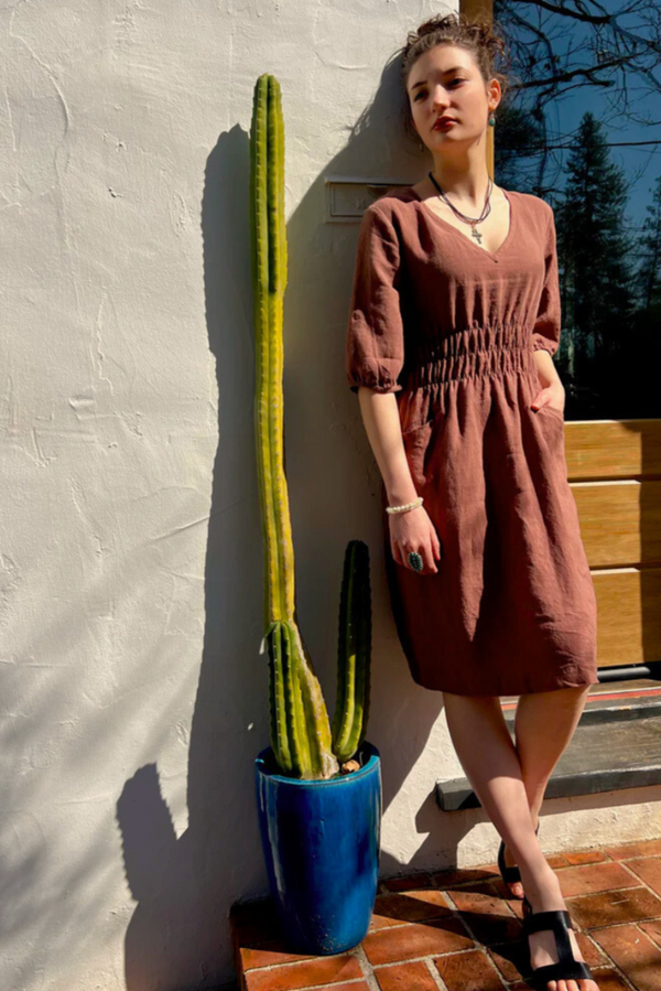 Fiji Dress w/Sleeves