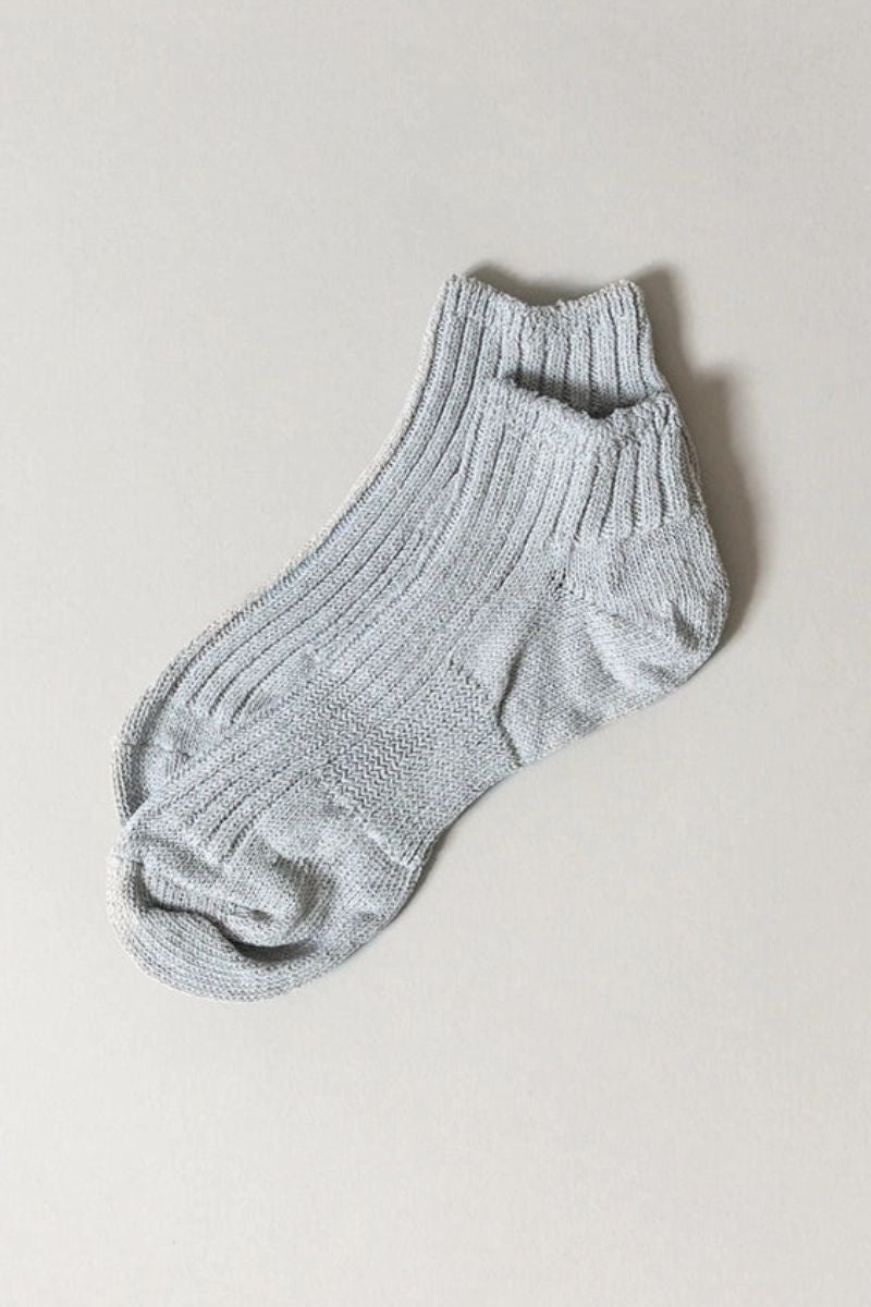 Sasawashi Ribbed Ankle Socks