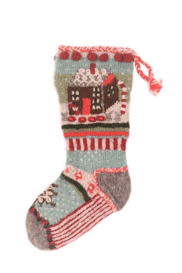 Gingerbread House - Wool Knit Christmas