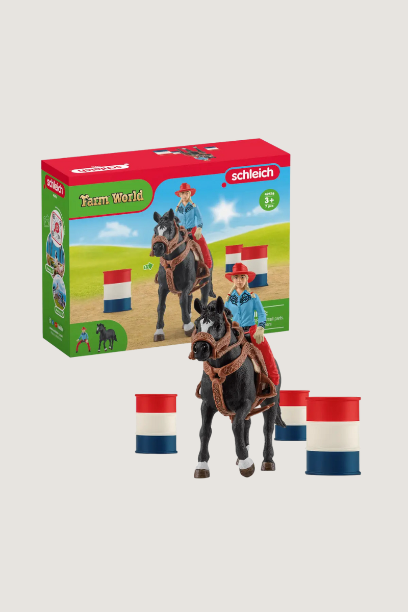 3 Barrel Rodeo Racing Playset