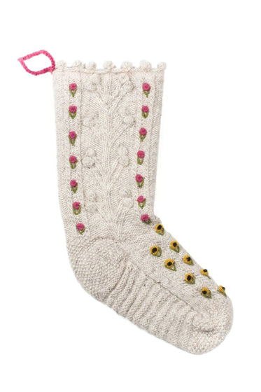Nordic Charm - Wool Knit Christmas Stocking