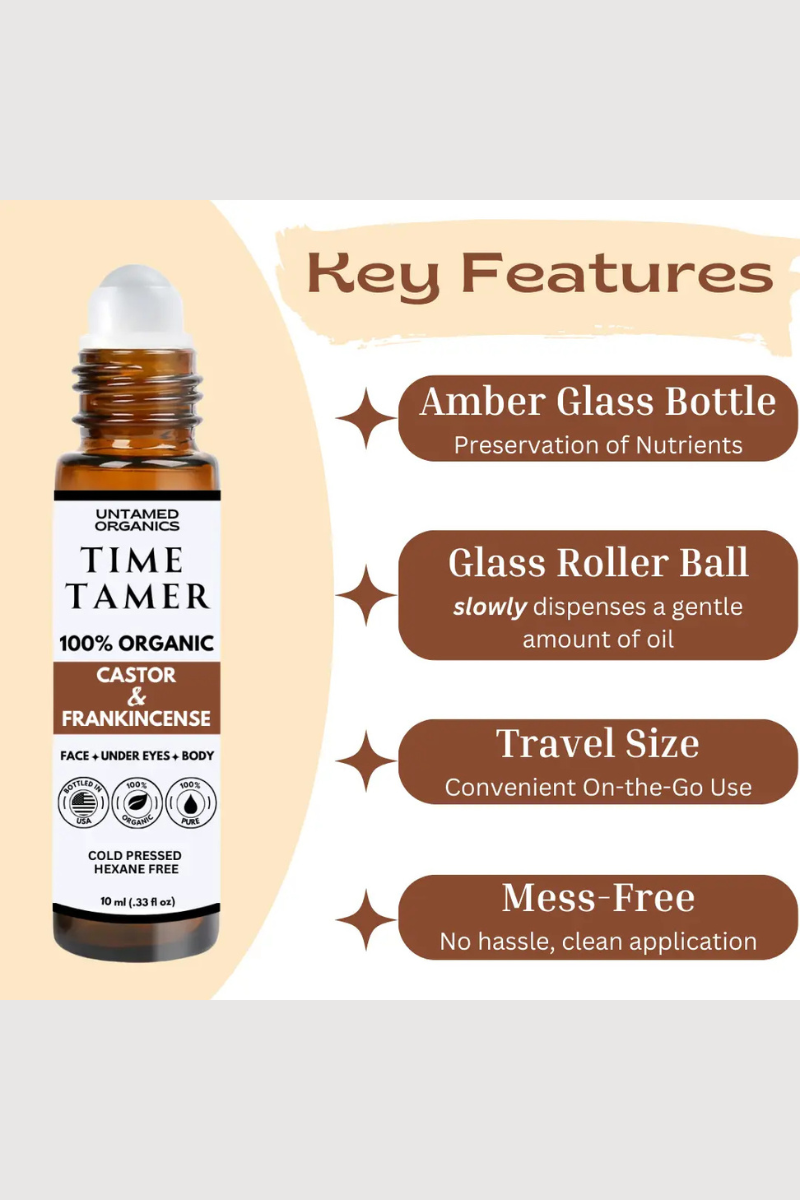 Castor & Frankincense Oil Roller