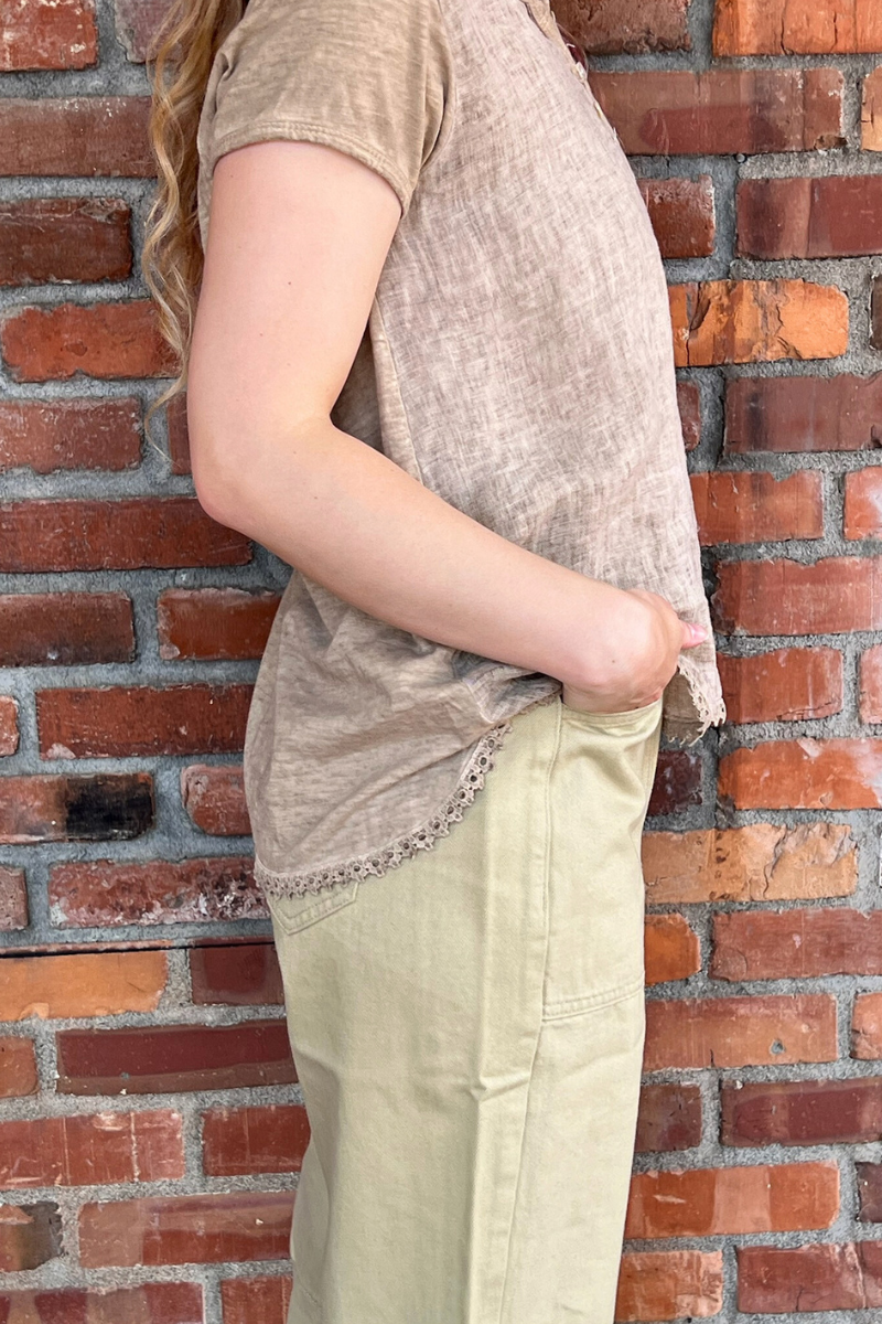 Linen Henley