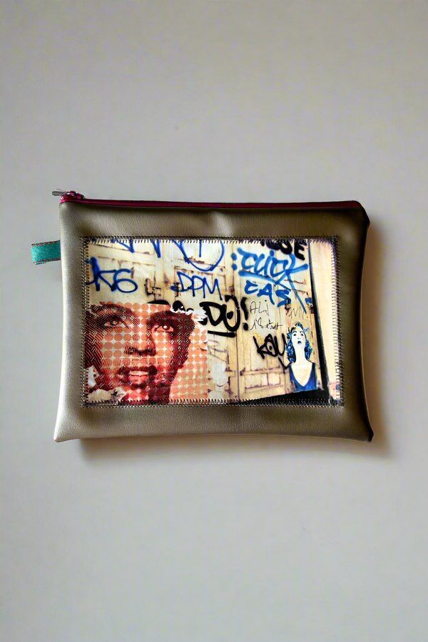 Graffiti Bronze Pouch