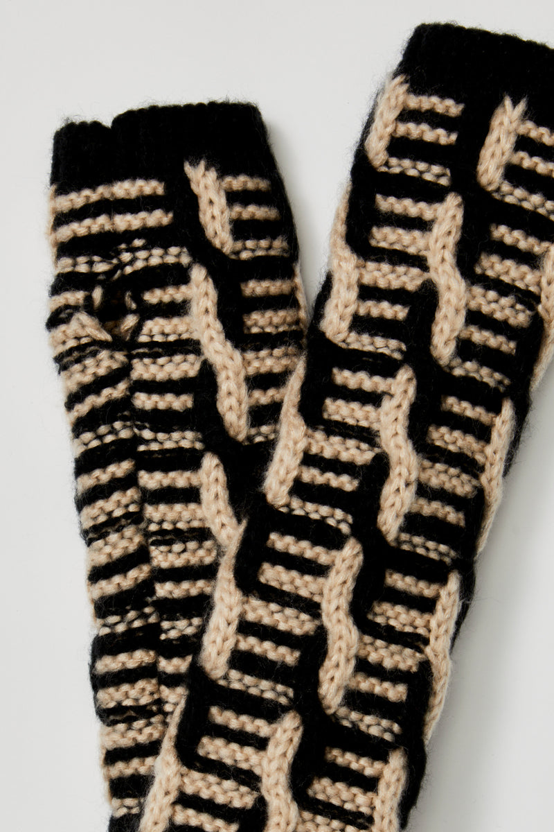 Mariella Cable Knit Armwarmers