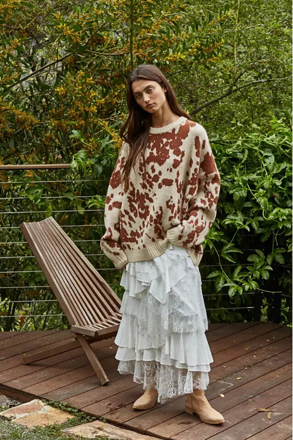 Animal Pattern Sweater