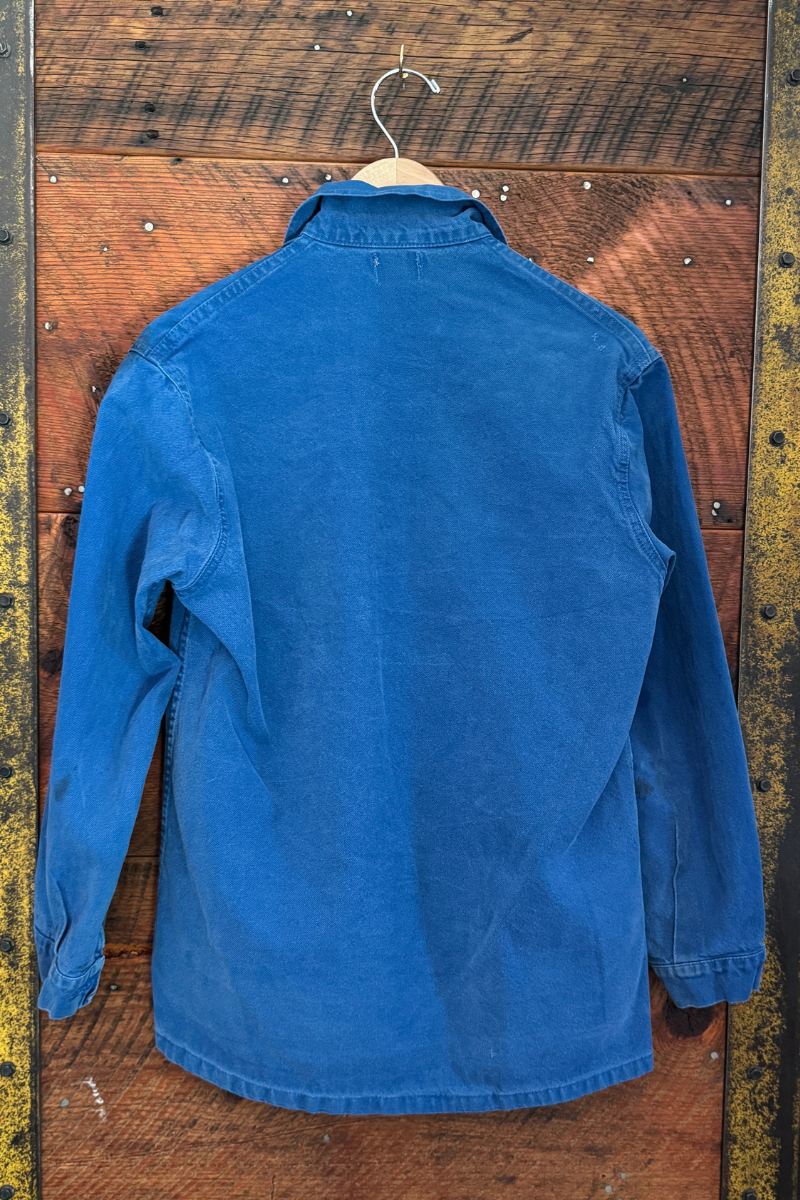Unisex Hand-Patch Detail Vintage French Workwear Jacket