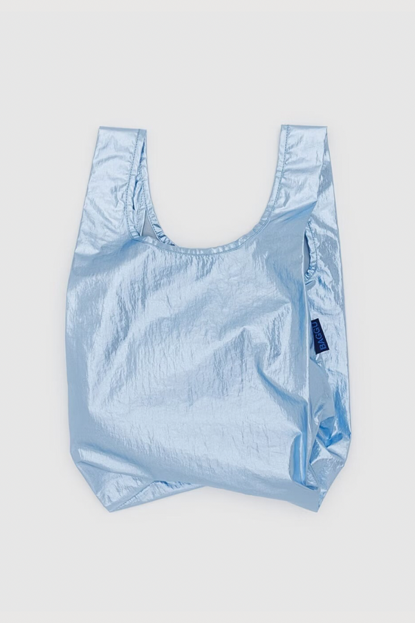 Baby Baggu Metallic Light Blue