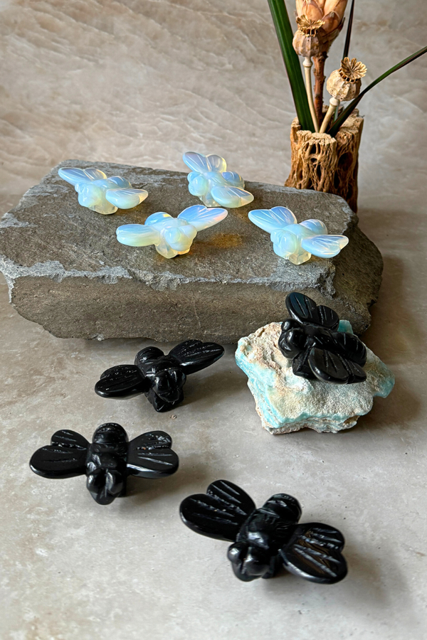 Hand Carved Bumble Bees