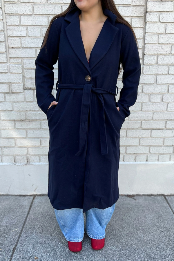 Belted Long Coat