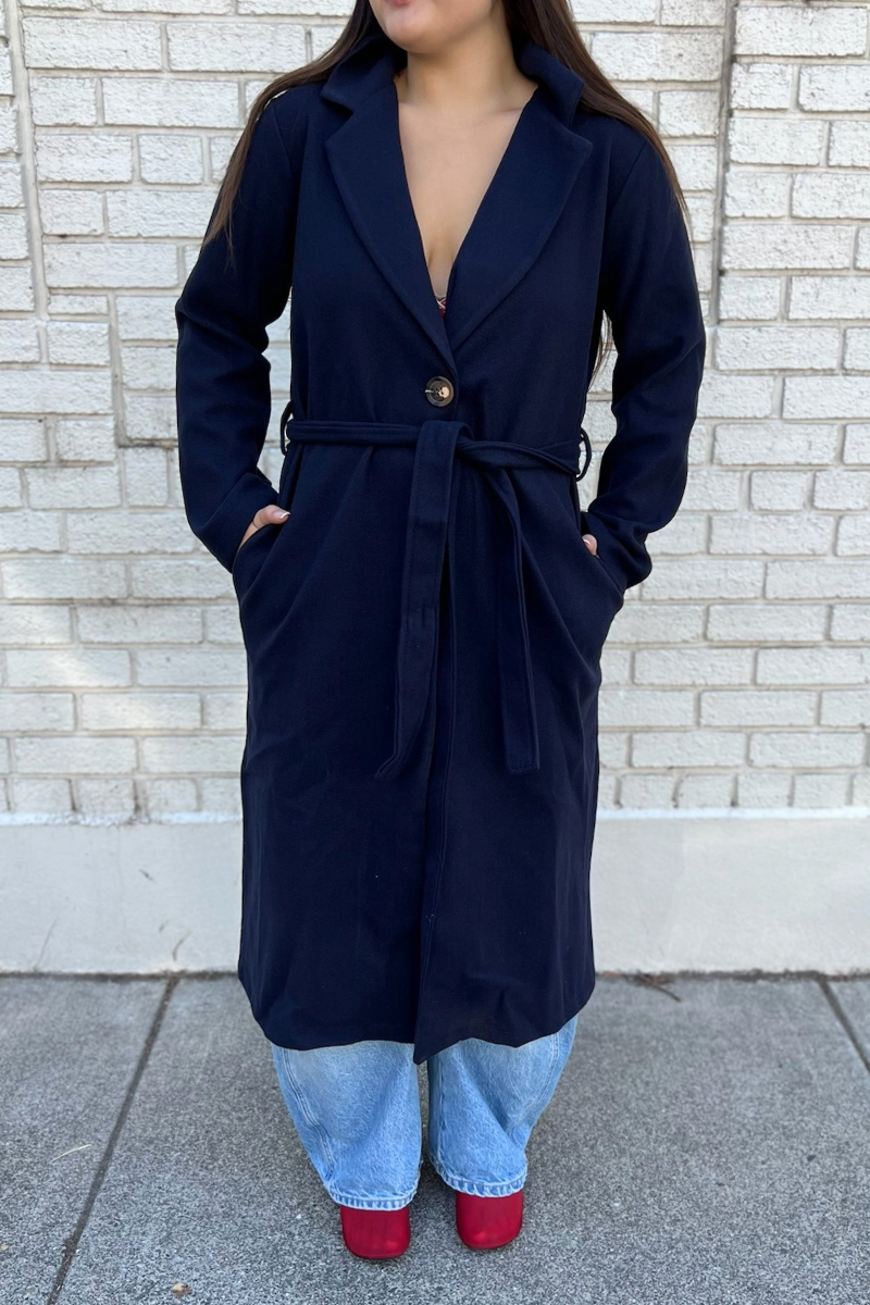 Belted Long Coat