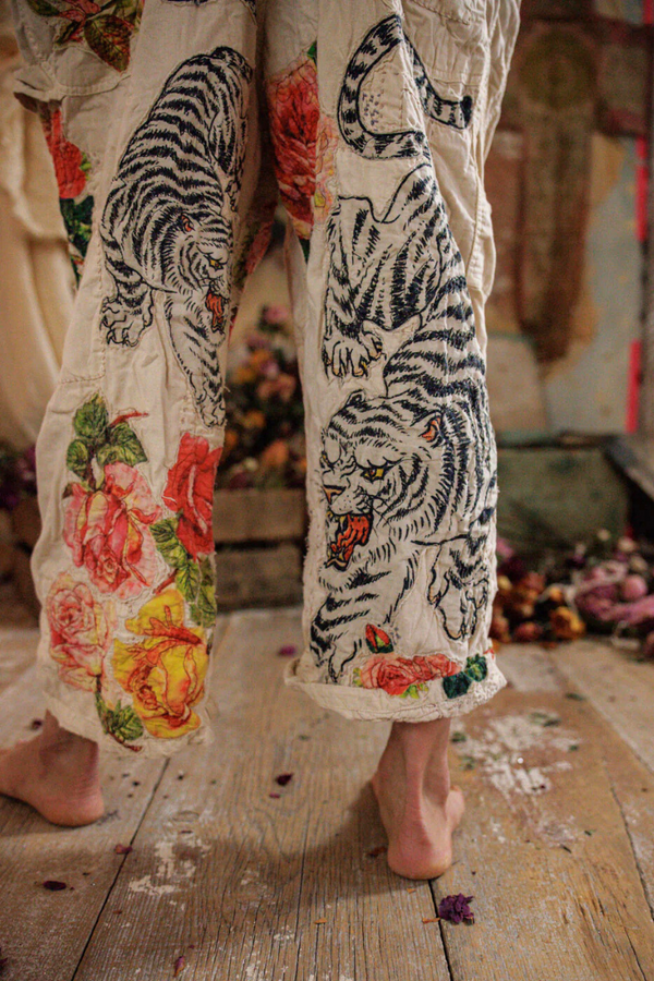 Birch Floral Love Overalls