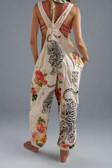 Birch Floral Love Overalls