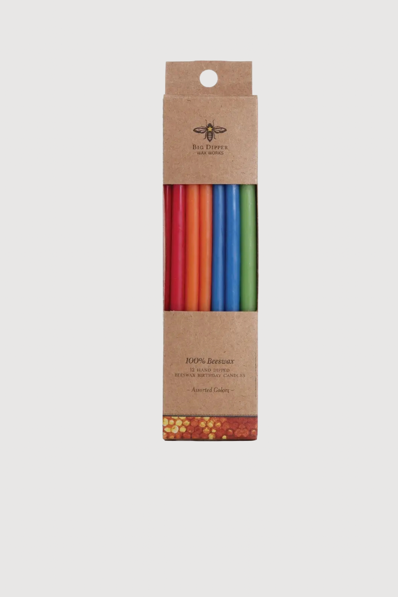 Beeswax Birthday Candles