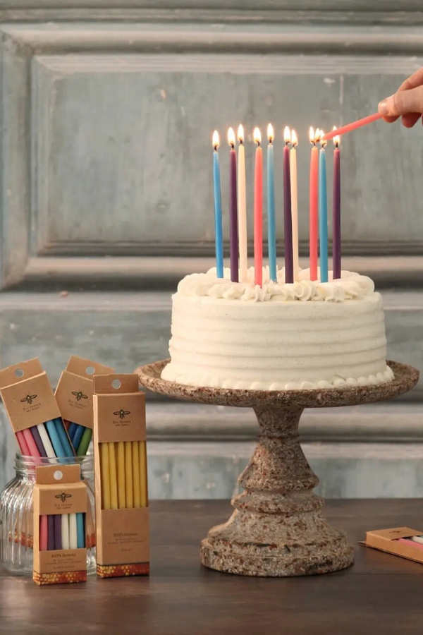 Beeswax Birthday Candles