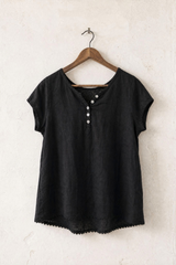 Linen Henley