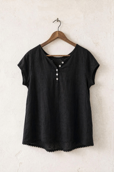 Linen Henley