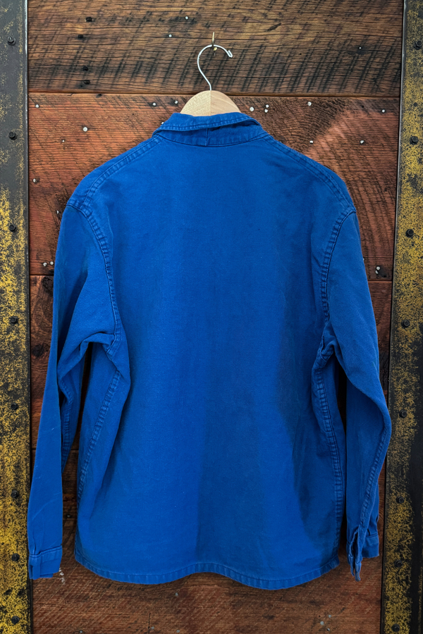 Unisex Vintage French Workwear Jacket Indigo
