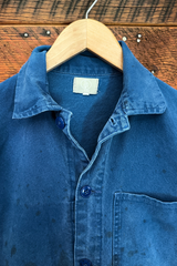 Unisex Hand-Patch Detail Vintage French Workwear Jacket