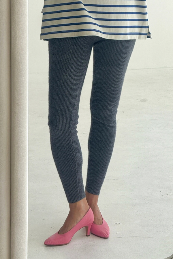 Cashmere Ribbed Legging