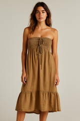 Linen Word of Honor Dress