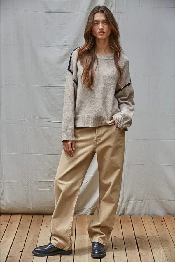 Detail Stitch Sweater