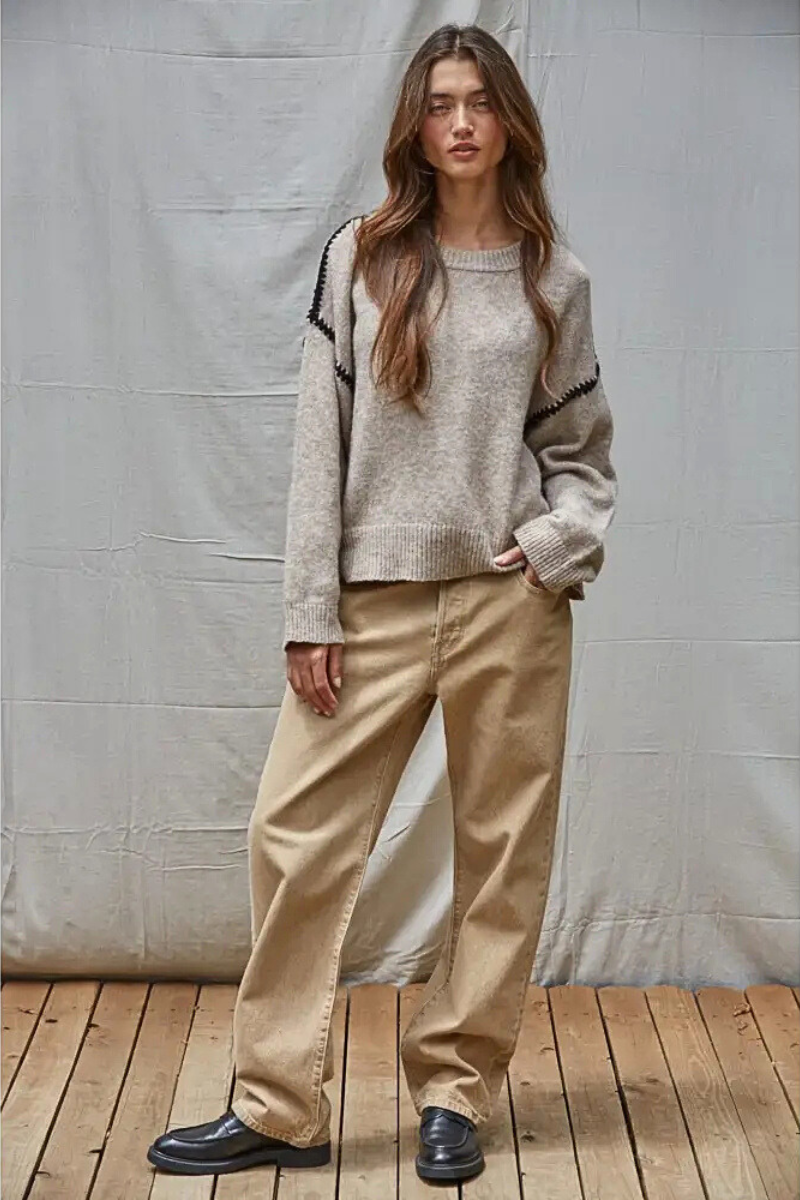 Detail Stitch Sweater