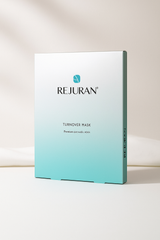 Rejuran Turnover Mask packaging on a light background