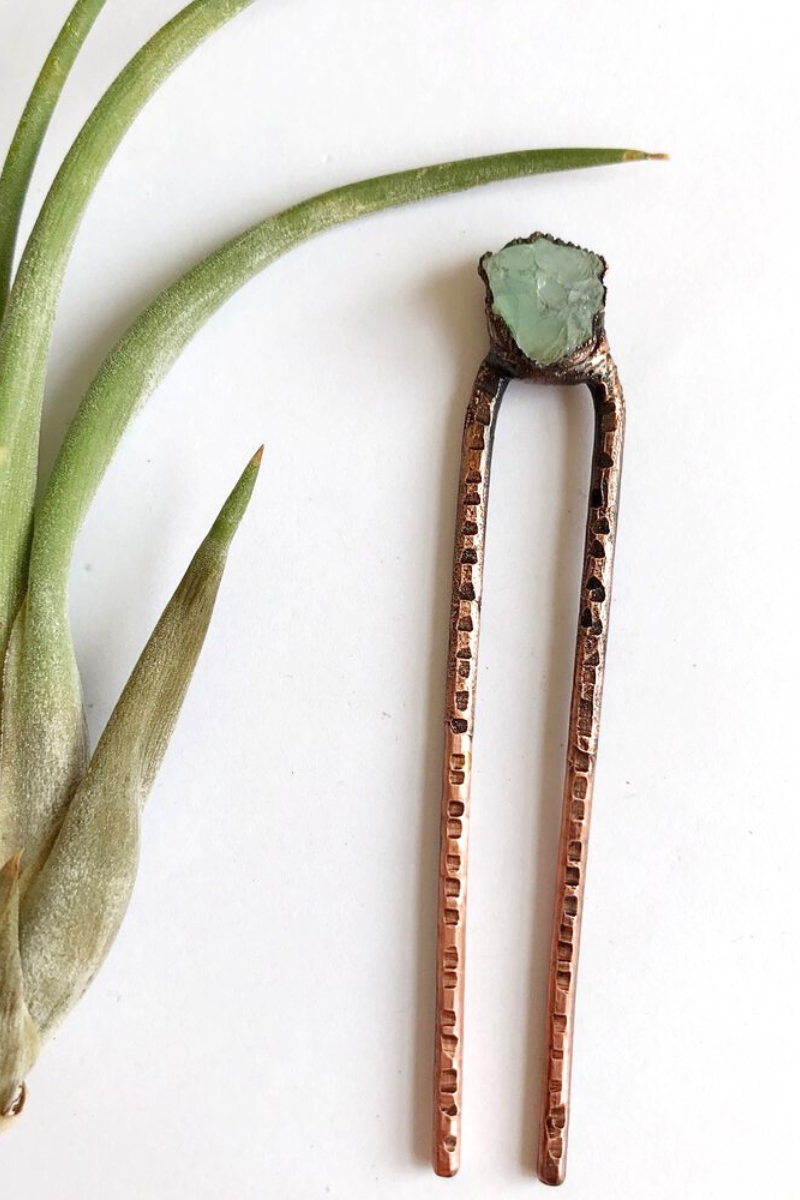Gemstone Hair Pins