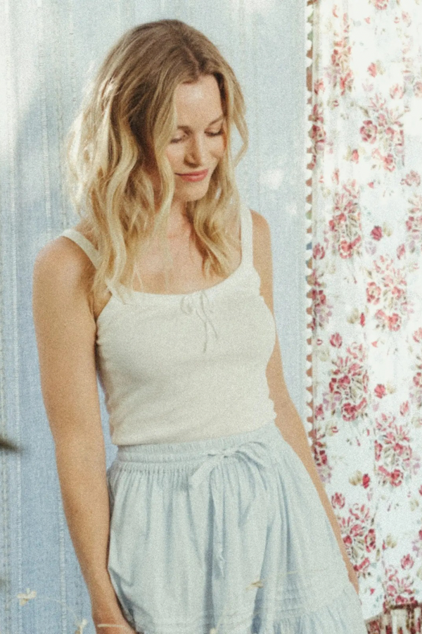 The 1930's French Vintage Bow Organic Camisole