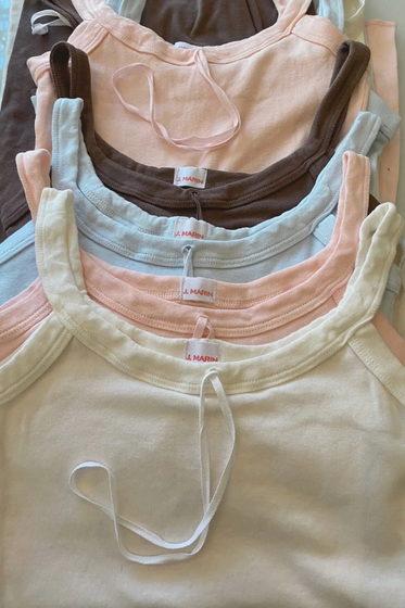 The 1930's French Vintage Bow Organic Camisole