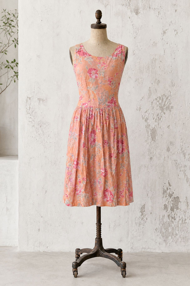 French Vintage Rose Garden Sundress