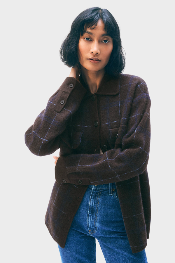 Cashmere Luxe Plaid  Shacket