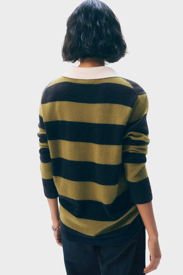 Cashmere Rugby Striped Polo
