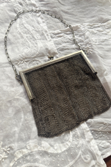 Antique Silver Mesh Evening Bag Circa 1910s–1920s