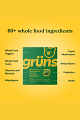 Grüns Adult Sugar Free Superfood Greens Gummies