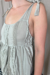 Hand Stitched Check Dress